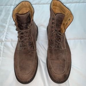 Men’s J.Crew brown lace boots